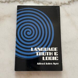 6/$30 — Language Truth & Logic Book by Alfred Jules Ayer